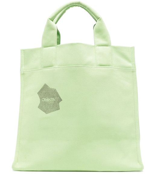 Objects IV Life logo-print cotton tote bag