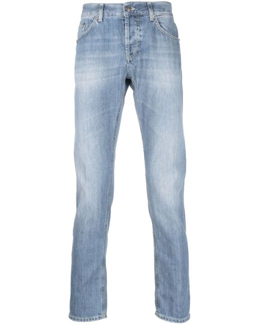 Dondup tapered denim trousers