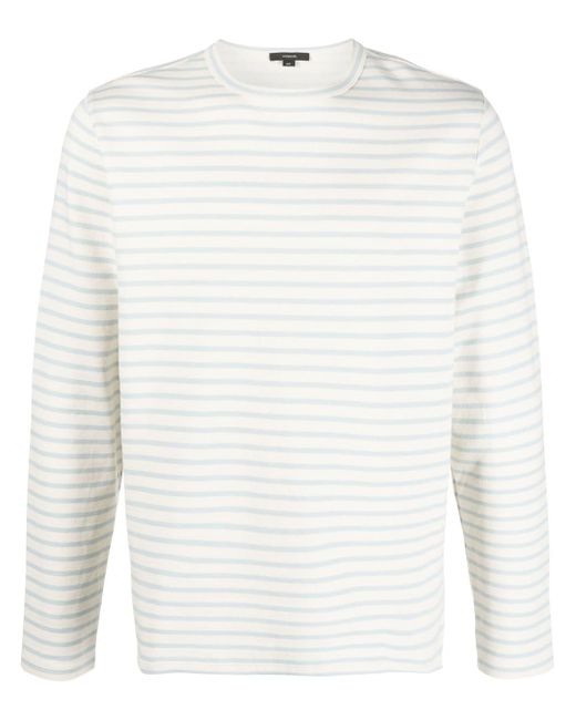 Vince horizontal-stripe pattern sweatshirt