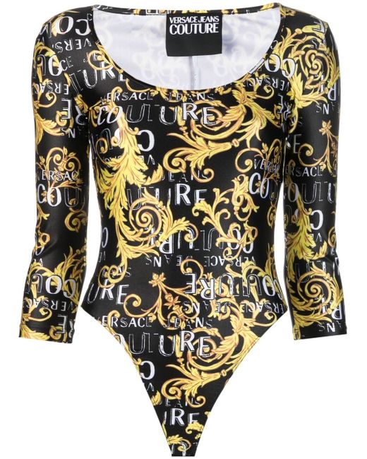 Versace Jeans Couture logo-print long-sleeve body