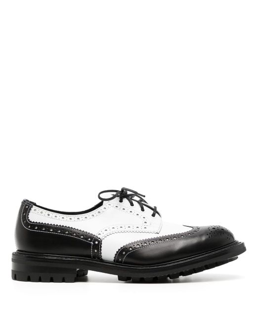 Tricker'S two-tone lace-up leather brogues