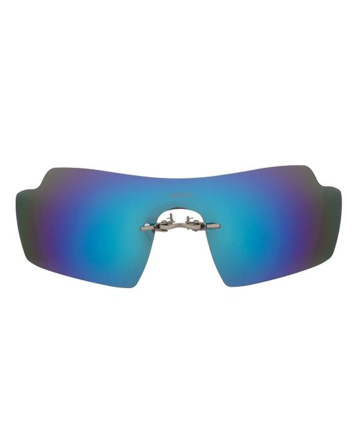 Coperni oversize mirrored-lenses sunglasses
