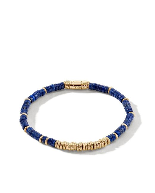 John Hardy 14kt yellow gold lapis lazuli bracelet