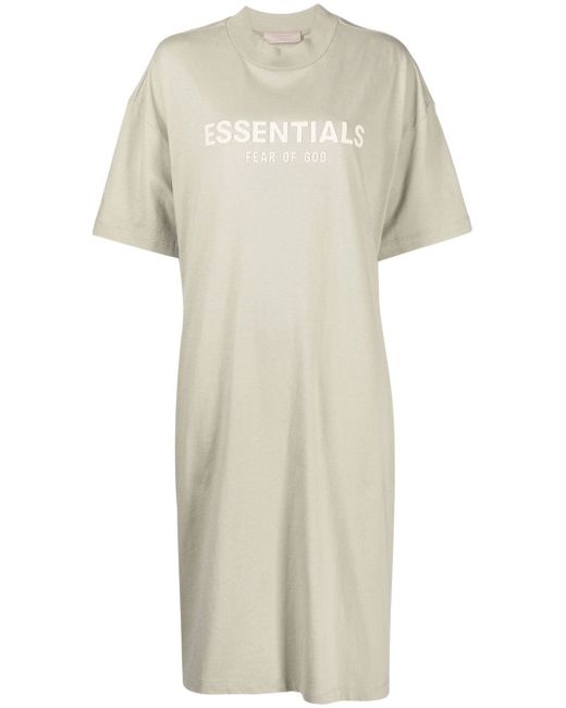 Fear of God ESSENTIALS logo-print T-shirt dress