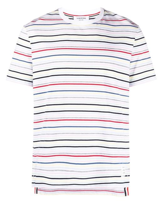 Thom Browne striped short-sleeve T-shirt
