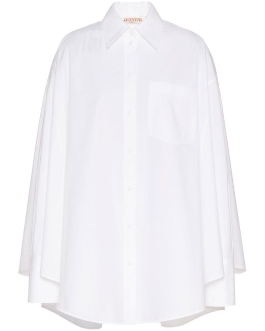 Valentino oversized cotton shirt