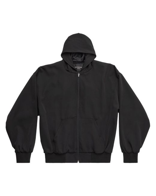 Balenciaga zip-up hooded jacket