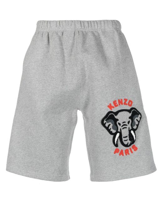 Kenzo Varsity logo shorts
