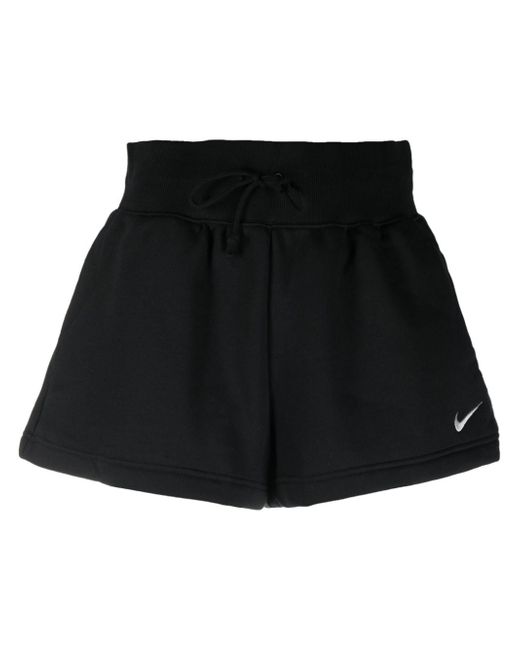 Nike high-waisted cotton shorts