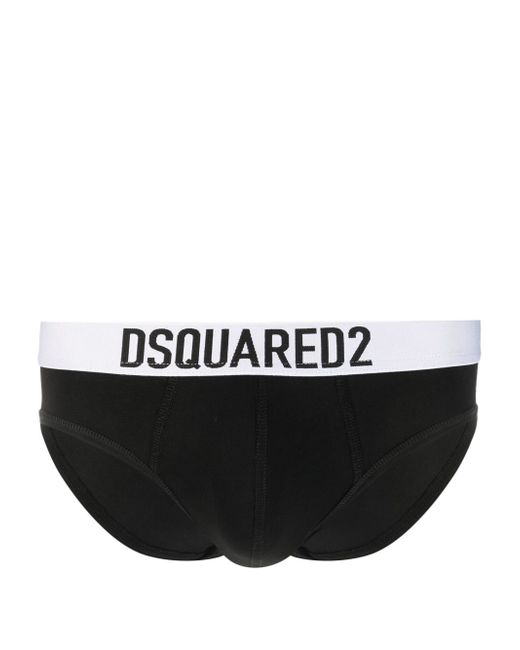 Dsquared2 logo-print cotton briefs
