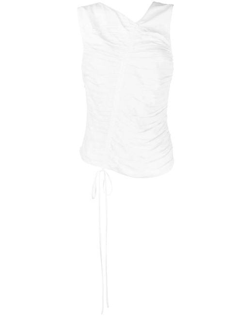 N.21 ruched-detail sleeveless blouse