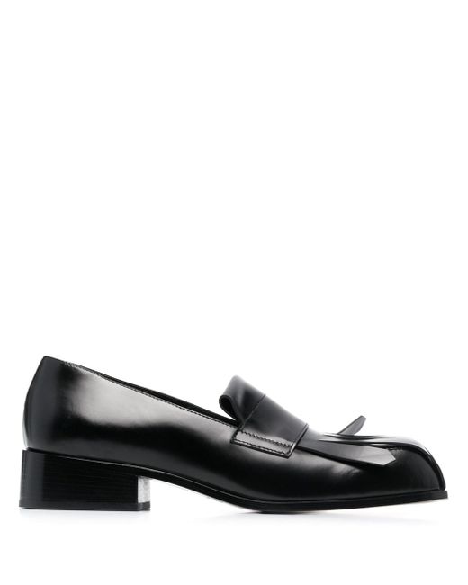 Raf Simons fringed leather loafers