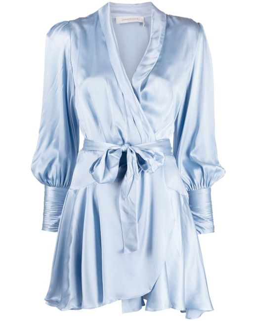 Zimmermann long-sleeve silk dress