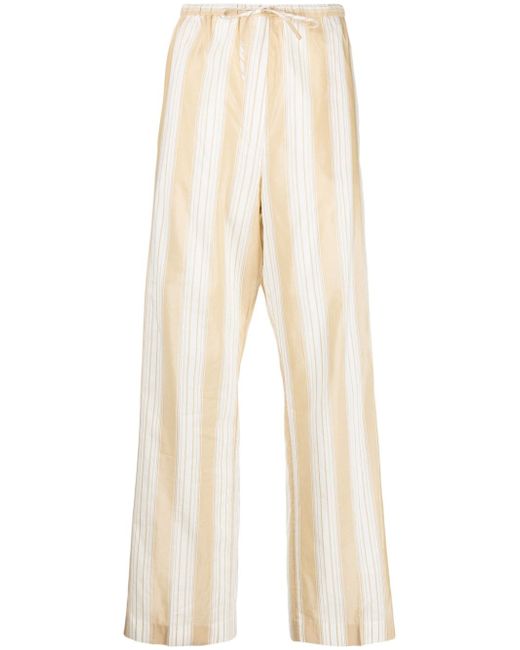 Totême stripe-print drawstring trousers