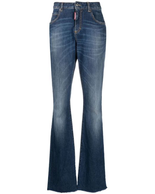 Dsquared2 logo-patch flared jeans