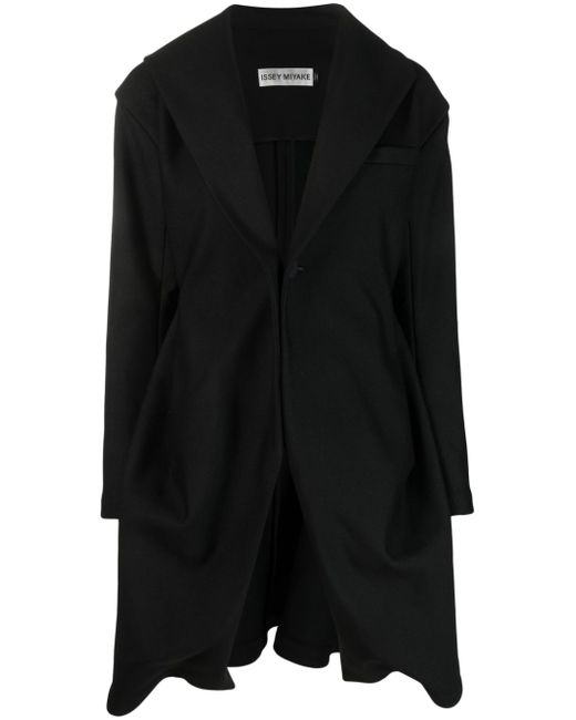 Issey Miyake long-sleeve oversized coat