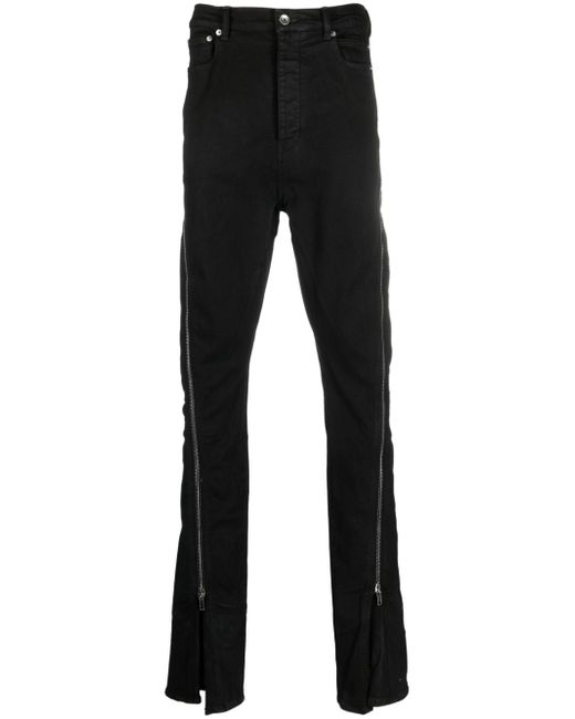 Rick Owens DRKSHDW zip-detail slim-fit jeans