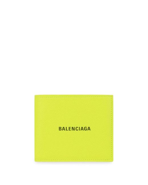 Balenciaga bi-fold logo-print wallet