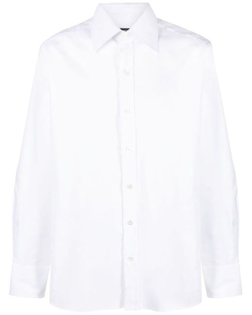 Tom Ford long-sleeve button-fastening shirt
