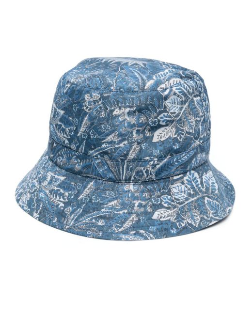 A.P.C. floral-print drawstring bucket hat