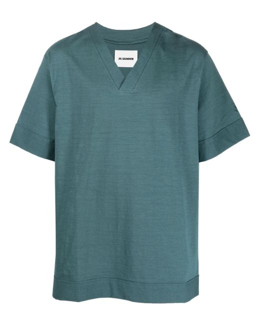 Jil Sander V-neck short-sleeved T-shirt