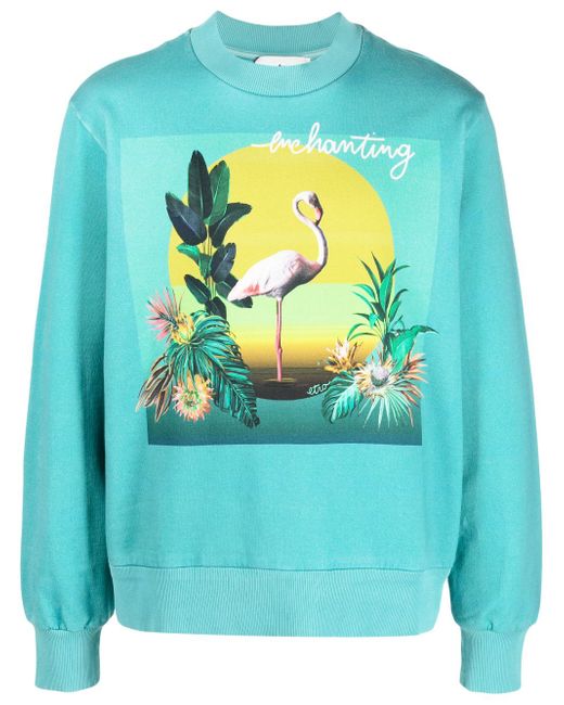 Etro graphic-print cotton sweatshirt