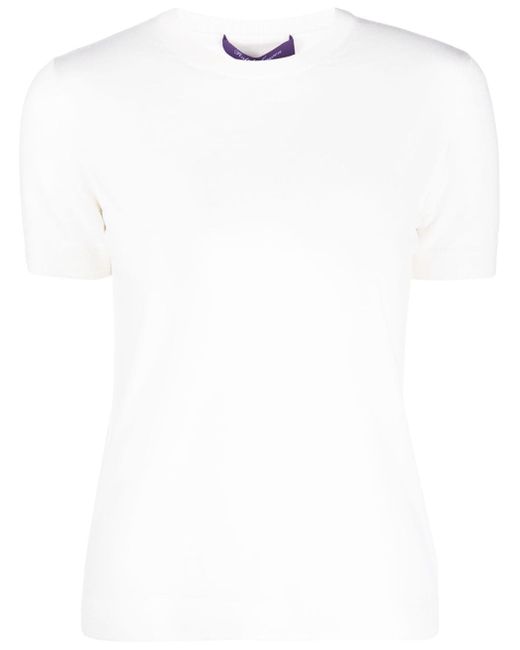 Ralph Lauren Collection cashmere short-sleeve top