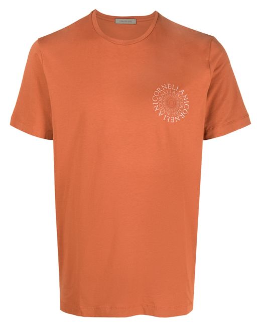Corneliani logo-print stretch-cotton T-shirt