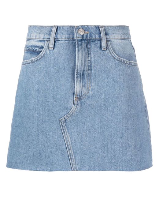 Frame A-line short denim skirt