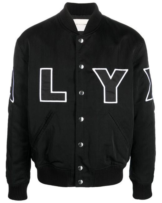 1017 Alyx 9Sm logo-patch bomber jacket