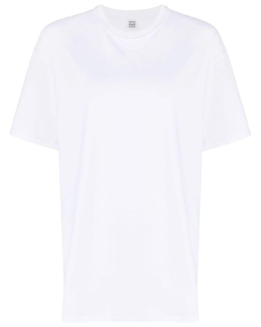 Totême crew neck cotton T-shirt