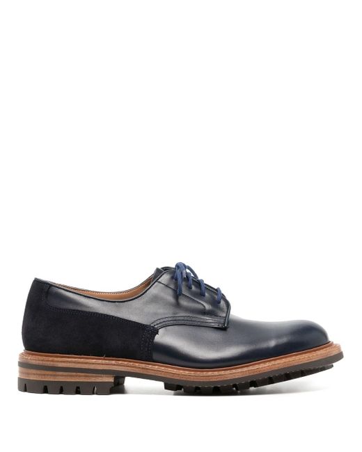 Tricker'S panelled lace-up derby shoes