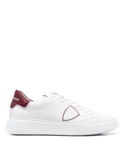 Philippe Model Temple low-top leather sneakers