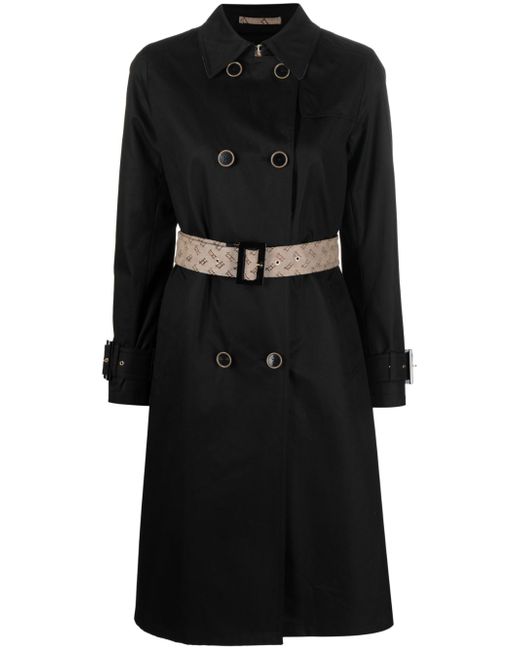 Herno belted double-breasted trench coat