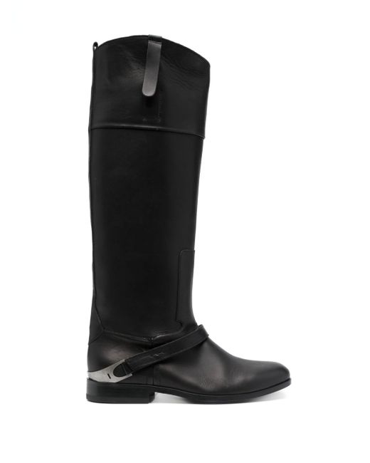 Golden Goose Charlie leather knee boots