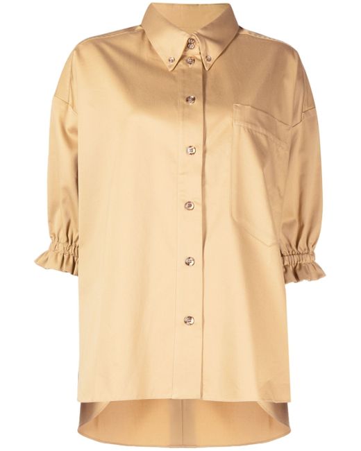 Prune Goldschmidt half-length sleeved shirt