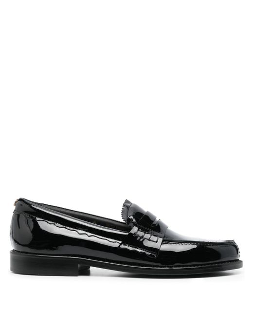 Golden Goose patent-finish penny loafers