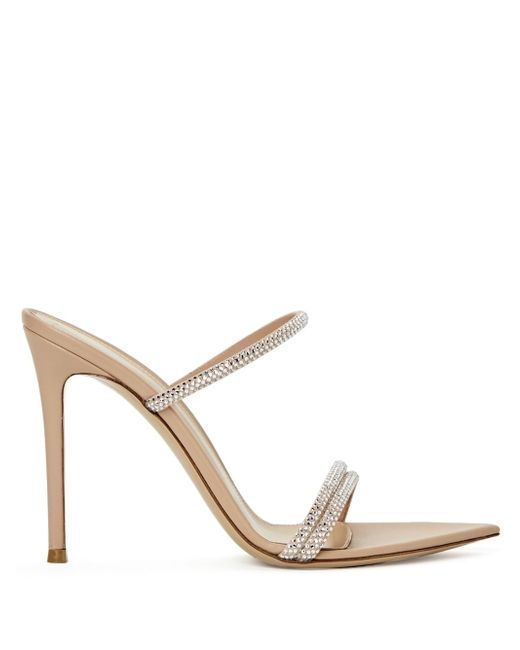 Gianvito Rossi crystal-embellished 105mm sandals