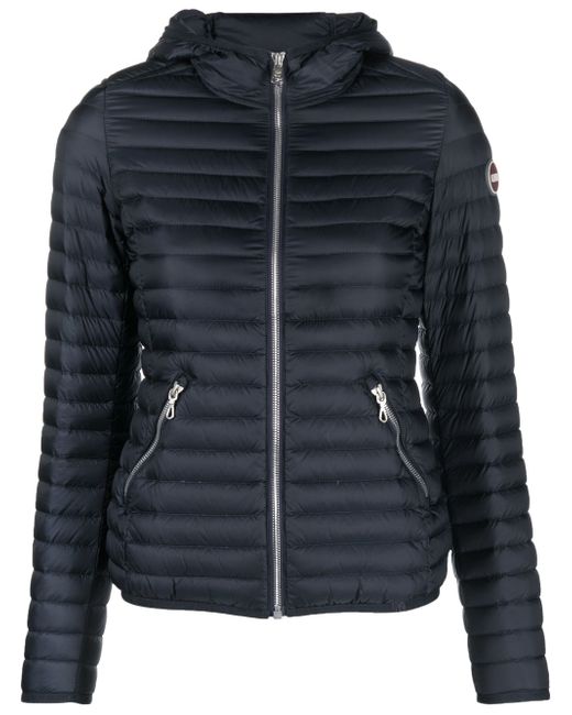 Colmar logo-patch zip-up padded jacket