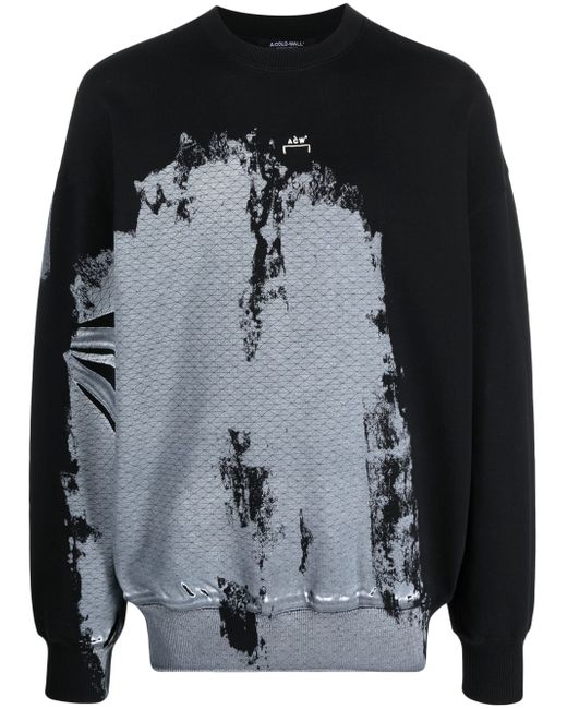 A-Cold-Wall Brushstroke-print cotton sweatshirt