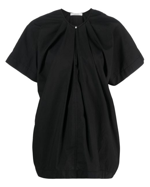 Lemaire pleated short-sleeve top