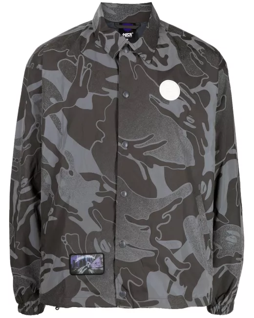 Aape By *A Bathing Ape® abstract print shirt jacket