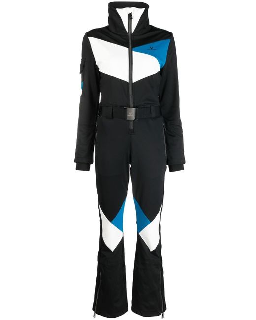 Vuarnet colour-block all-in-one ski suit