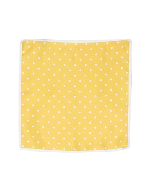 Lady Anne polka dot-print silk handkerchief