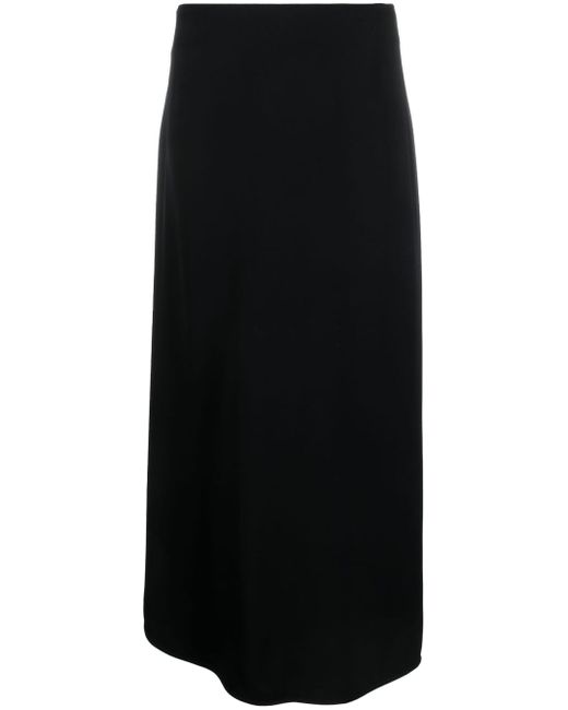 Totême wrap-style long-length skirt