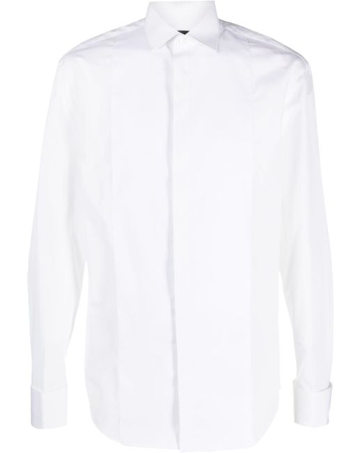 Emporio Armani long-sleeve cotton shirt