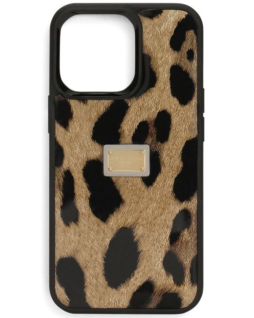 Dolce & Gabbana leopard-print Iphone 13 Pro case cover