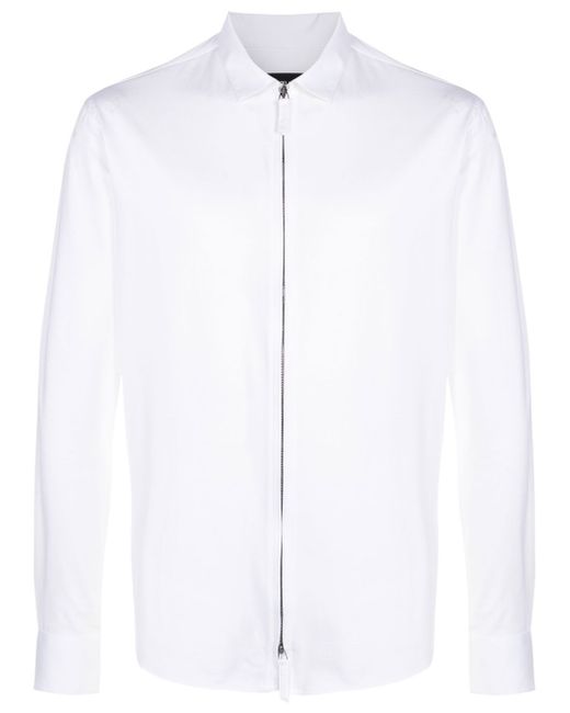 Giorgio Armani zipped cotton shirt