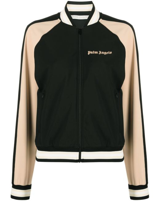 Palm Angels logo-print track jacket