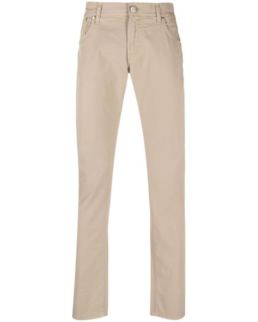 Corneliani slim-fit straight-leg trousers